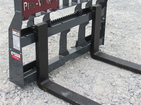 60 skid steer pallet forks|pallet forks skid steer mount.